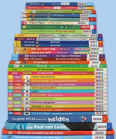 Pakket Basisassortiment large 8 (35 titels) – boek cover