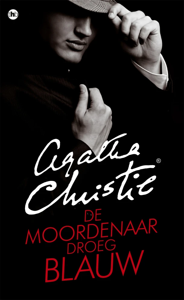 De moordenaar droeg blauw – Agatha Christie – boek cover