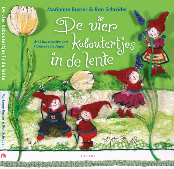 De vier kaboutertjes in de lente – Marianne Busser – boek cover