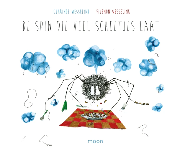 De spin die veel scheetjes laat – Filemon Wesselink – boek cover