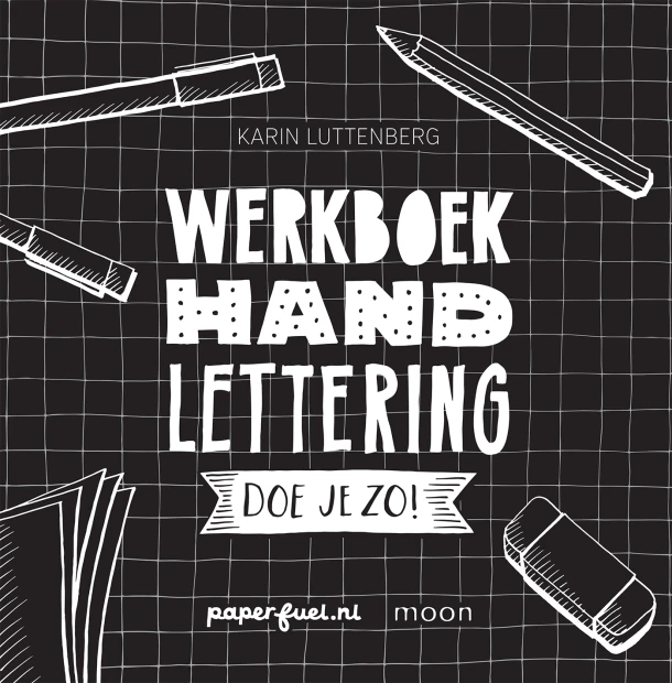 Werkboek handlettering doe je zo! – Karin Luttenberg – boek cover