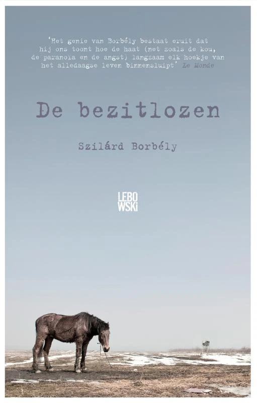 De bezitlozen – Szilárd Borbély – boek cover