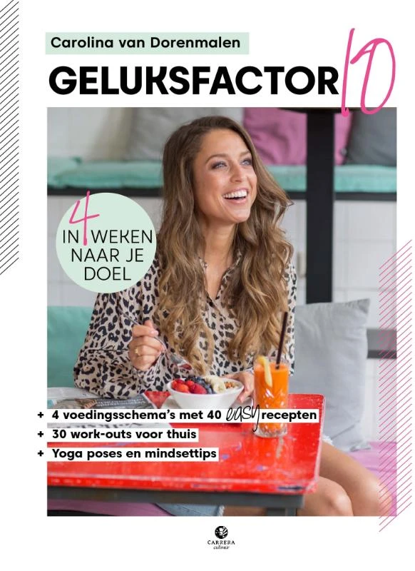 Geluksfactor 10 – Carolina van Dorenmalen – boek cover