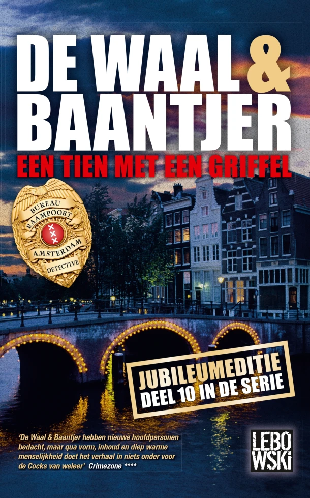 Een tien met een griffel – De Waal & Baantjer – boek cover