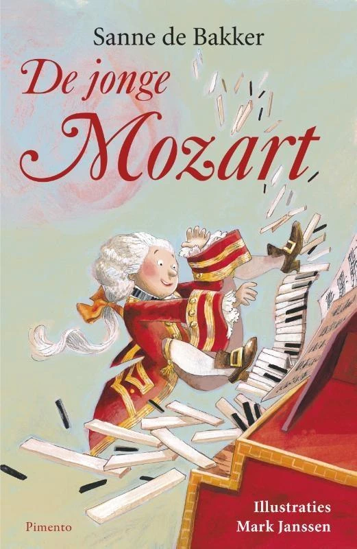 De jonge Mozart – Sanne de Bakker – boek cover