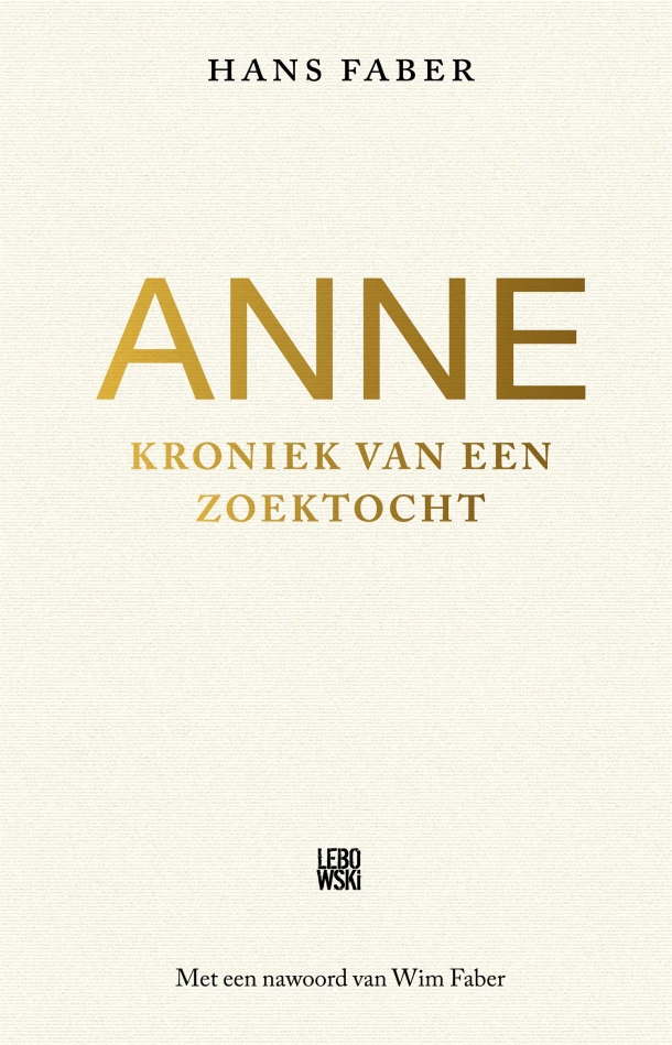 Anne – Hans Faber – boek cover