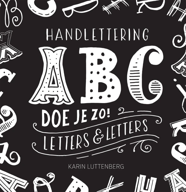 Handlettering ABC doe je zo! – Karin Luttenberg – boek cover