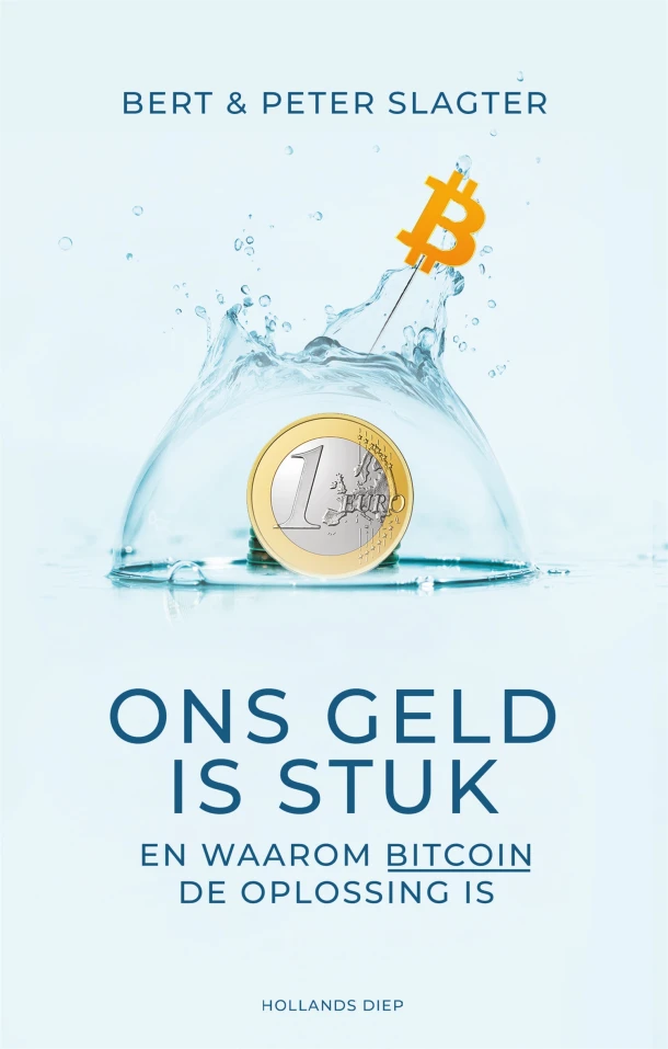 Ons geld is stuk – Peter Slagter – boek cover
