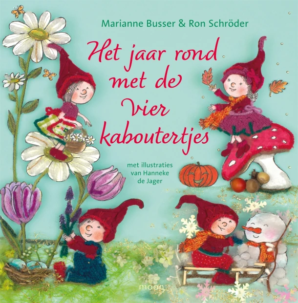 Het jaar rond met de vier kaboutertjes – Marianne Busser – boek cover