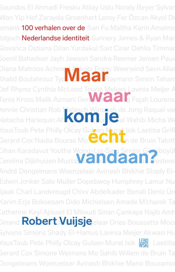 Maar waar kom je écht vandaan? – Robert Vuijsje – boek cover