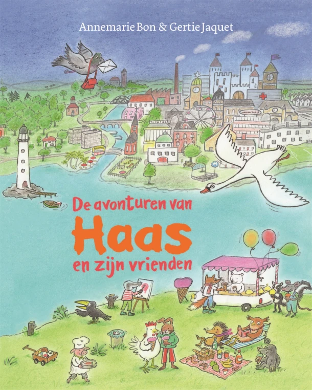 De avonturen van Haas en zijn vrienden – Annemarie Bon – boek cover