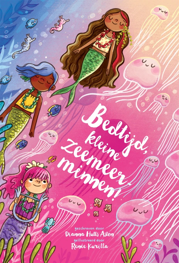Bedtijd, kleine zeemeerminnen! – Dianna Hutts Aston – boek cover