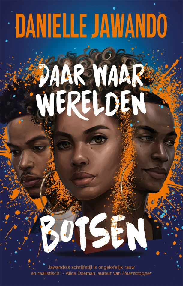 Daar waar werelden botsen – Danielle Jawando – boek cover