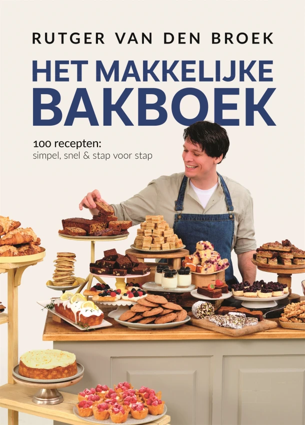 Het makkelijke bakboek – Rutger van den Broek – boek cover