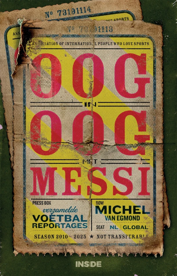 Oog in oog met Messi – Michel van Egmond – boek cover