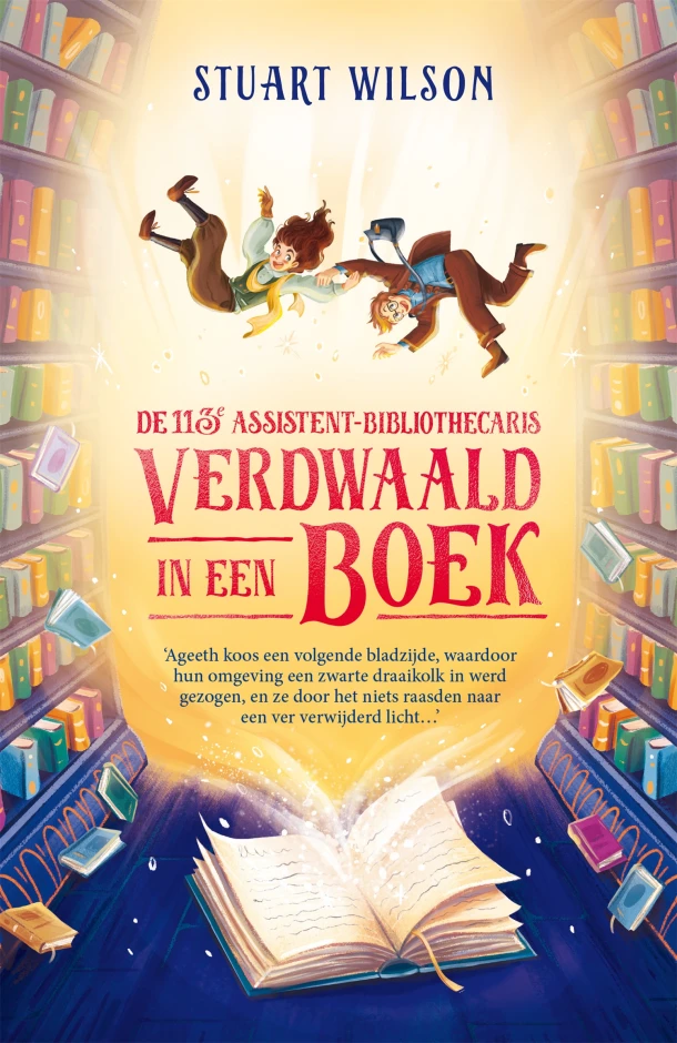 Verdwaald in een boek – Stuart Wilson – boek cover