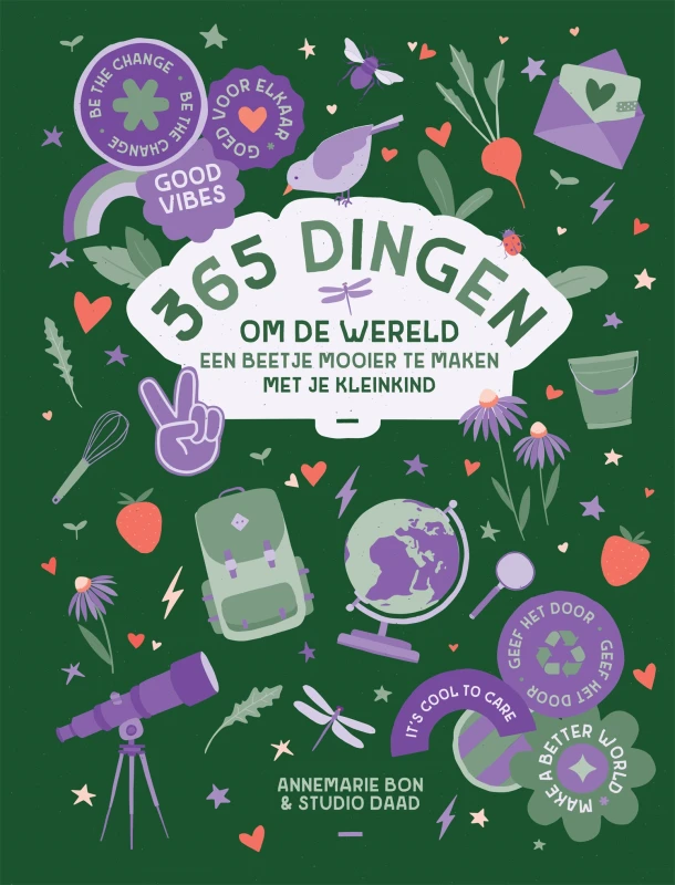 365 dingen om de wereld een beetje mooier te maken – Annemarie Bon – boek cover