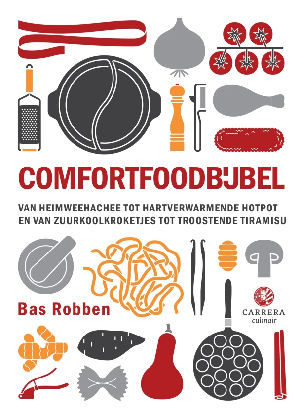 Comfortfoodbijbel – Bas Robben – boek cover