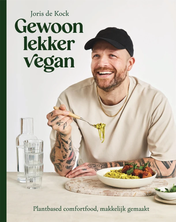 Gewoon lekker vegan – Joris de Kock – boek cover