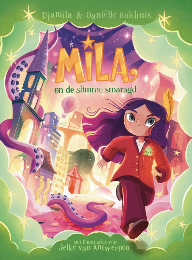 Mila en de slimme smaragd – Djamila – boek cover