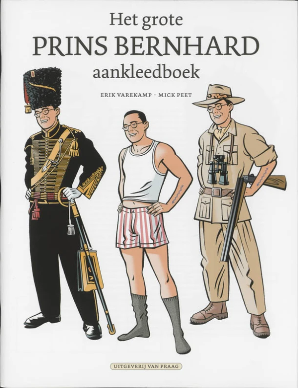 Het grote prins Bernhard aankleedboek – Erik Varekamp – boek cover
