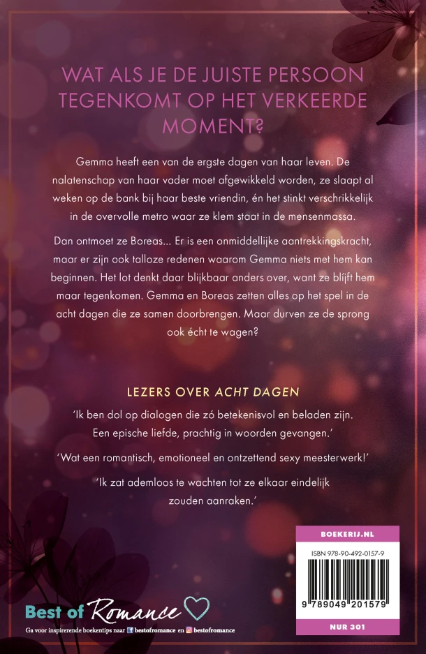 Acht dagen – Chantal van Gastel – boek cover