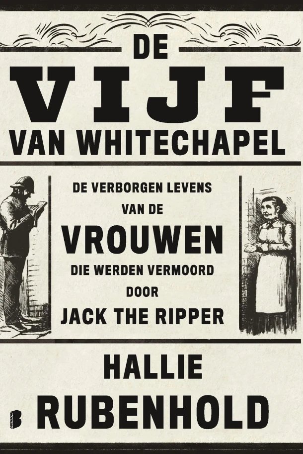 De vijf van Whitechapel – Hallie Rubenhold – boek cover