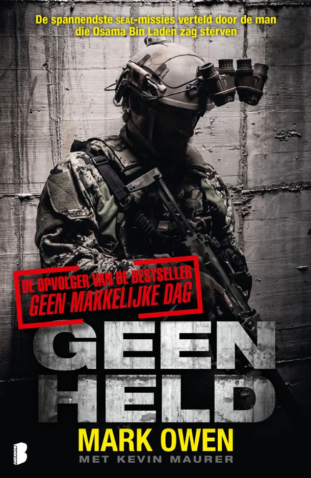 Geen held – Mark Owen – boek cover