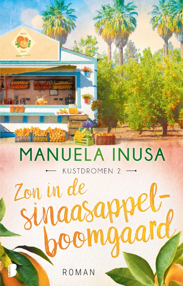 Zon in de sinaasappelboomgaard – Manuela Inusa – boek cover