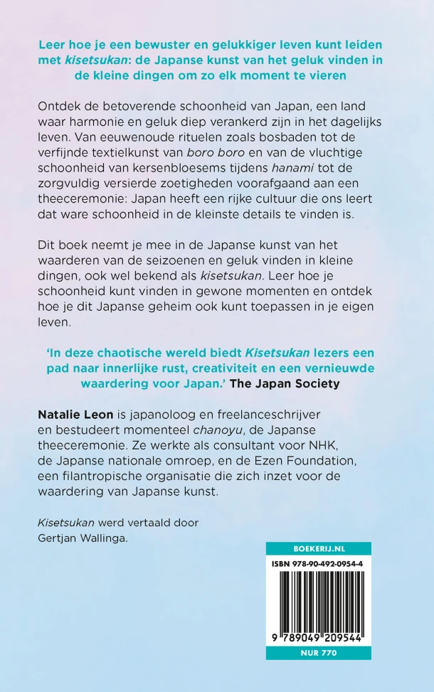 Kisetsukan – Natalie Leon – boek cover