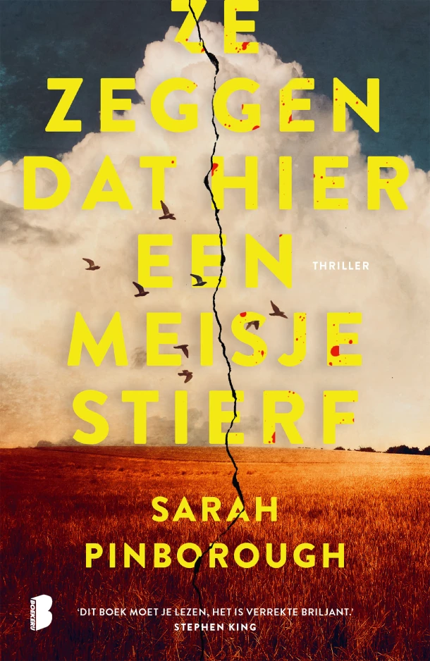 Ze zeggen dat hier een meisje stierf – Sarah Pinborough – boek cover