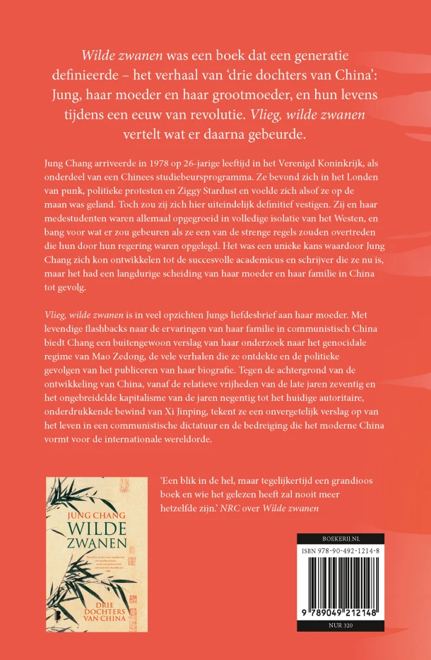 Vlieg, wilde zwanen – Jung Chang – boek cover