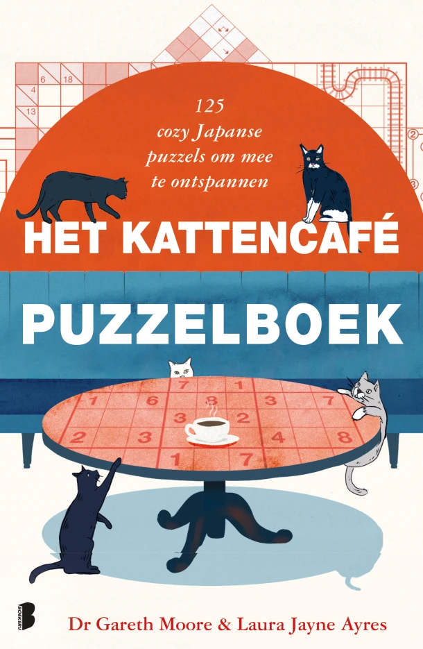 Het kattencafé puzzelboek – Gareth Moore – boek cover