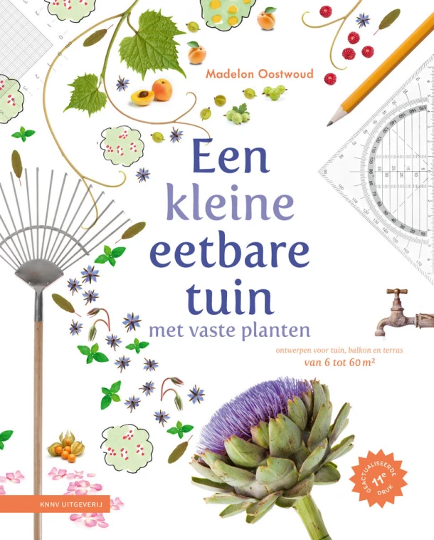Een kleine eetbare tuin met vaste planten – Madelon Oostwoud – boek cover