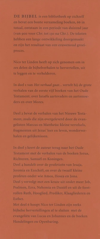 Het verhaal gaat... 3 De verhalen van Richters en Koningen – Nico ter Linden – boek cover