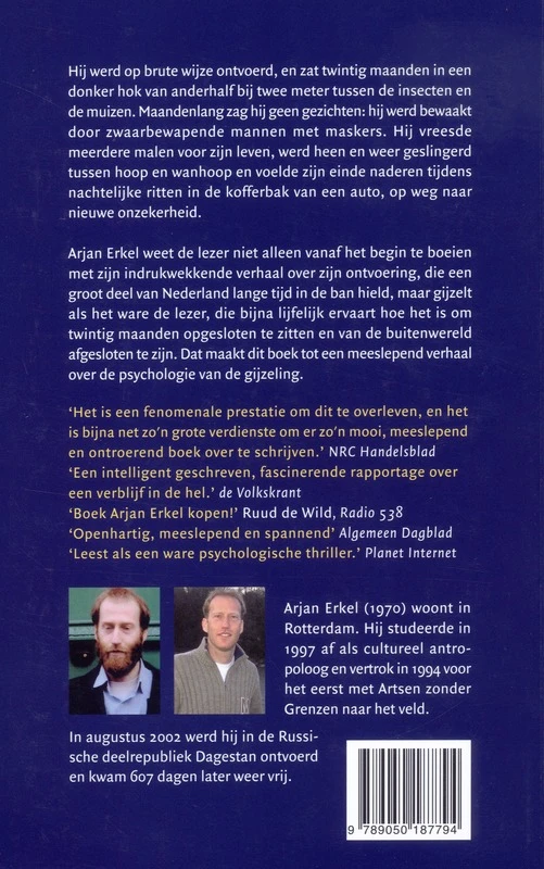 Ontvoerd – Arjan Erkel – boek cover