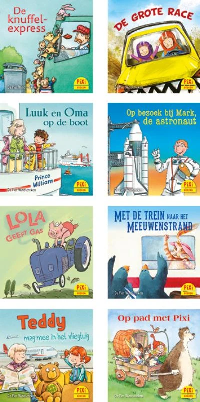 Reizen, 8 x 8 ex. – boek cover