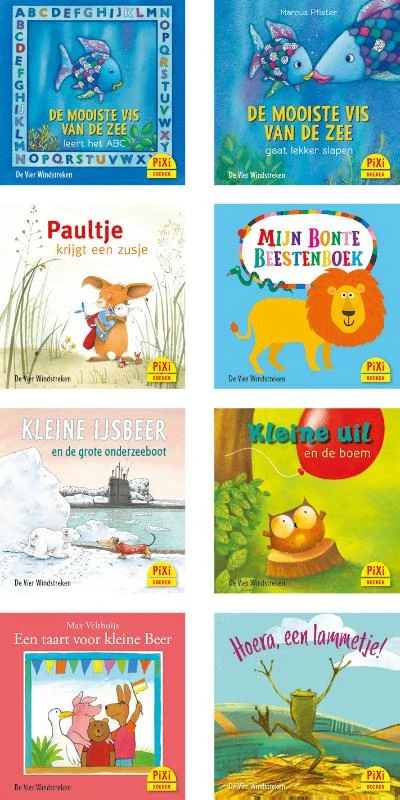 De Vier Windstreken toppers II, 8 x 8 ex. – boek cover
