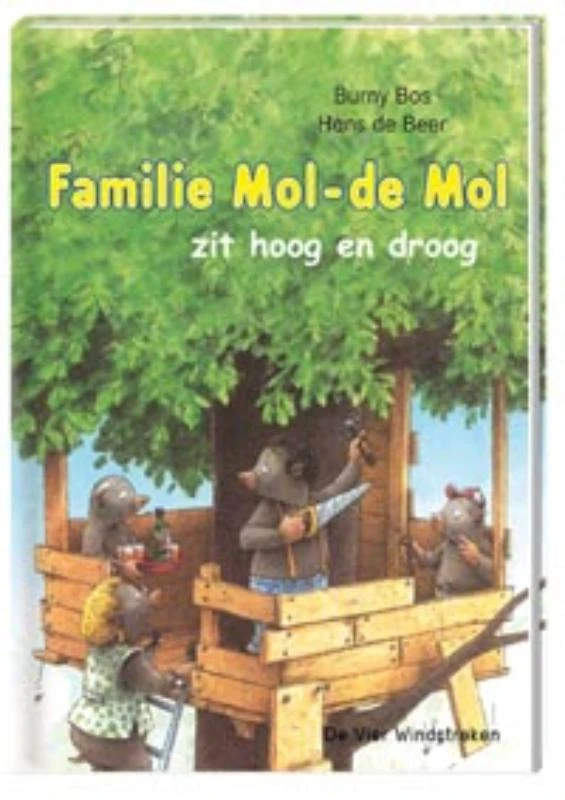 Familie Mol-de Mol zit hoog en droog – Burny Bos – boek cover