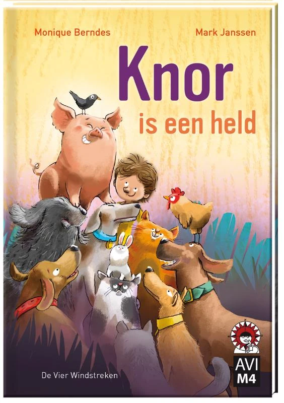 Knor is een held – Monique Berndes – boek cover