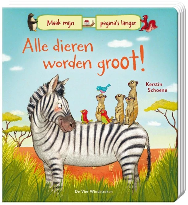 Alle dieren worden groot! – Kerstin Schoene – boek cover