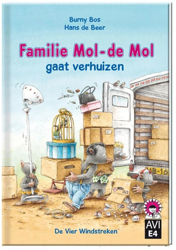 Familie Mol-de Mol gaat verhuizen – Burny Bos – boek cover