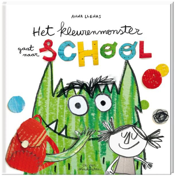 Het kleurenmonster gaat naar school – Anna Llenas – boek cover