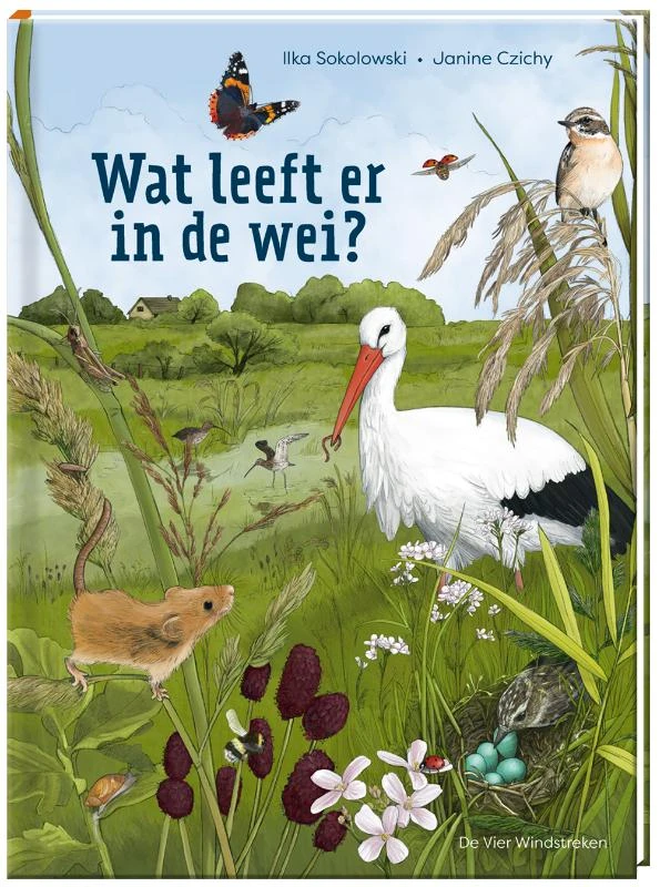 Wat leeft er in de wei? – Ilka Sokolowski – boek cover