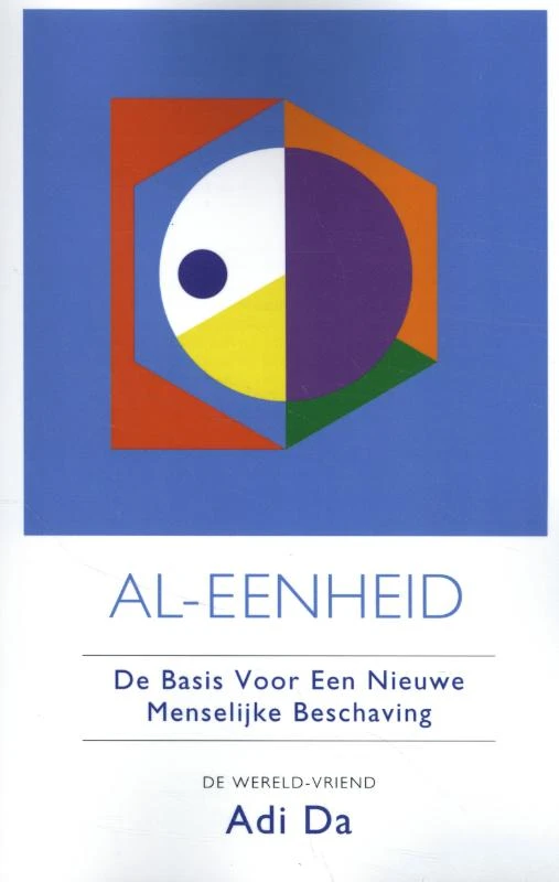 Al-Eenheid – Adi Da Samraj – boek cover