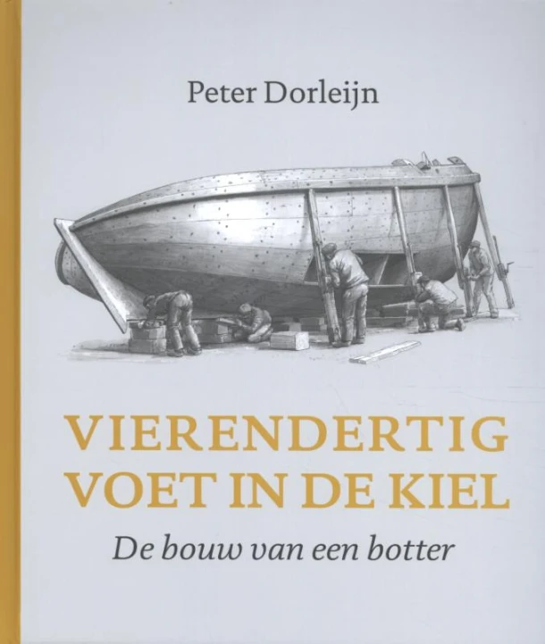 Vierendertig voet in de kiel – Peter Dorleijn – boek cover