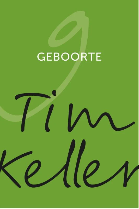 Geboorte – Tim Keller – boek cover