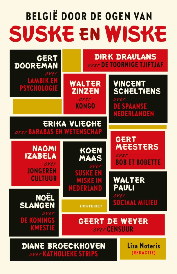 BelgiĆ« door de ogen van Suske en Wiske ā Liza Noteris ā boek cover