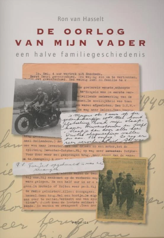 De oorlog van mijn vader – Ron van Hasselt – boek cover