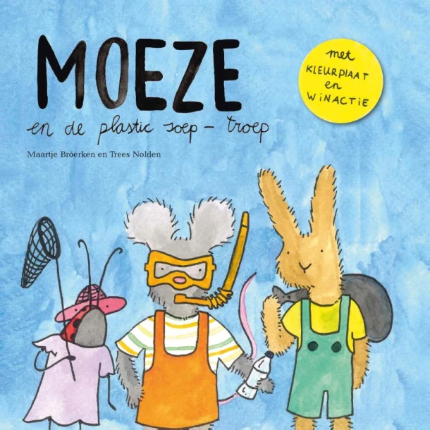 Moeze en de plastic soep-troep – Trees Nolden – boek cover